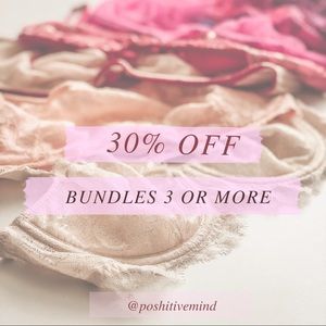 30% off 3 or more items
